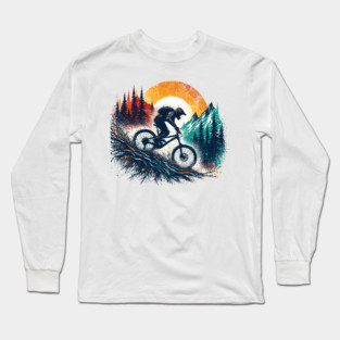 Mountain Biking Long Sleeve T-Shirt