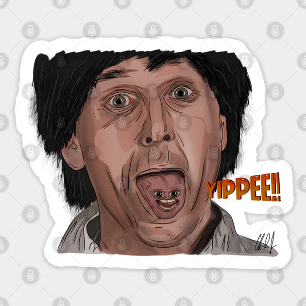 Kung Pow: Tongue'y Sticker by 51Deesigns