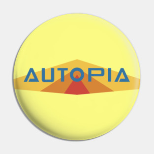 Autopia 80s Pin