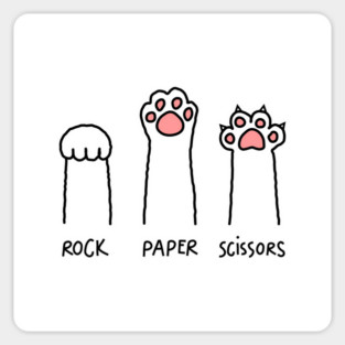 Rock Paper Scissors Magnet