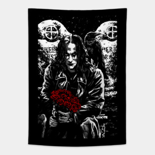 The Crow brandon lee 94 1994 goth mime emo Tapestry