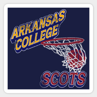Arkansas College Scots Basketball Sticker