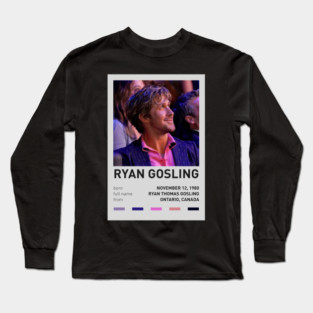 Ryan Gosling Long Sleeve T-Shirt