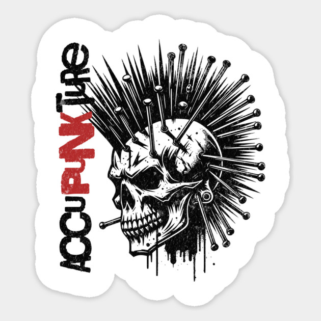 AccuPunkture Sticker by Designed By Marty