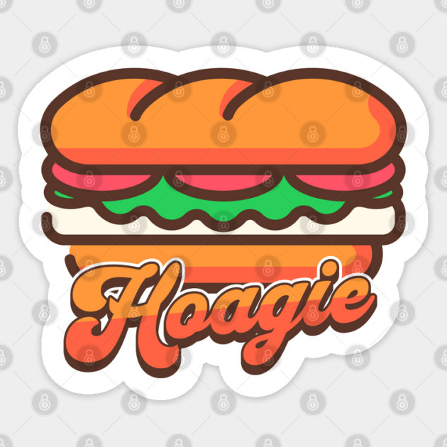 Retro Hoagie Sticker by HolidayBug