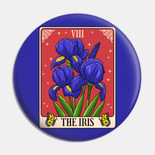 The Iris Tarot Card Pin