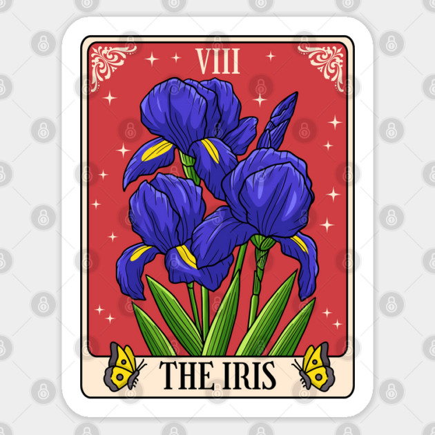The Iris Tarot Card Sticker by HolidayBug