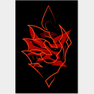 arlecchino / the knave - ignis purgatorius Posters and Art