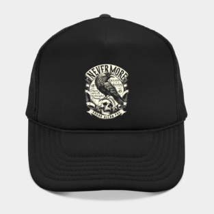 Edgar Allan Poe Nevermore Quoth The Raven Hat