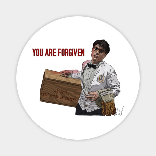 Rushmore: Beekeeper Magnet by 51Deesigns