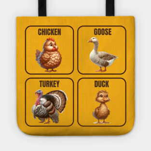 Farm Birds for Children Tote