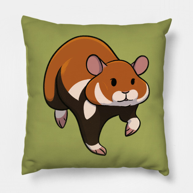 European Hamster Pillow by DeguArts