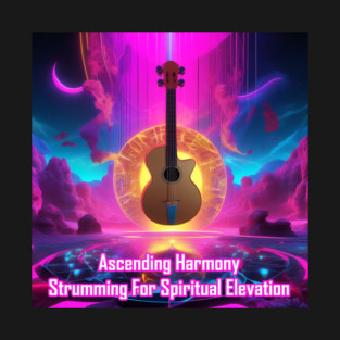Ascending Harmony Strumming For Spiritual Elevation T-Shirt