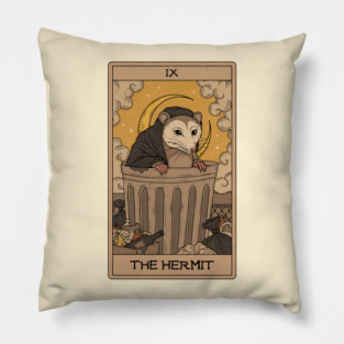 The Hermit - Possum Tarot Pillow