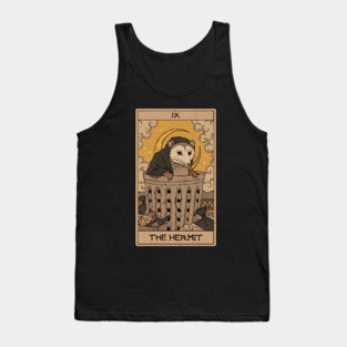 The Hermit - Possum Tarot Tank Top