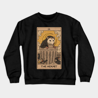 The Hermit - Possum Tarot Crewneck Sweatshirt
