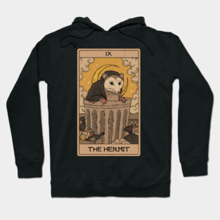 The Hermit - Possum Tarot Hoodie