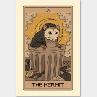The Hermit - Possum Tarot Posters and Art