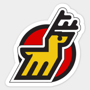 Retro Hockey - WHA - Michigan Stags Hockey Team Sticker