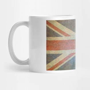 Union Jack with Grunge Texture Mug