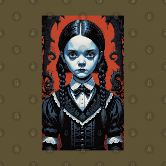 Garden Expert Wednesday Addams by Grave Digs