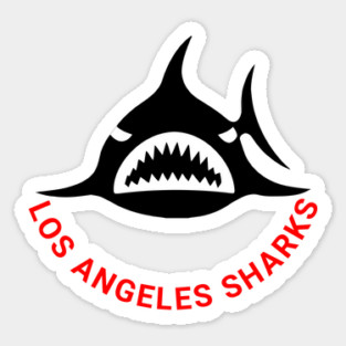 Retro Hockey - WHA - Los Angeles Sharks Hockey Team Sticker