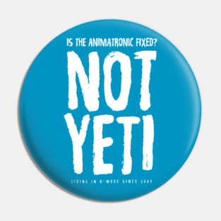 Not Yeti Pin