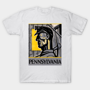 Pennsylvania Miner 1936 Isadore Posoff T-Shirt