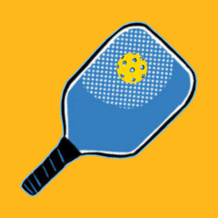 Logo Style Pickleball and Paddle T-Shirt