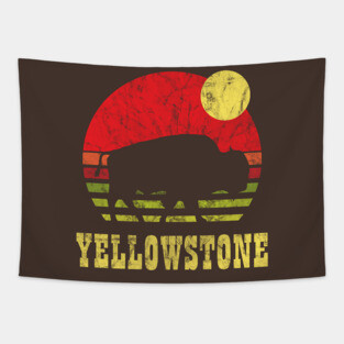 Yellowstone Bison Tapestry