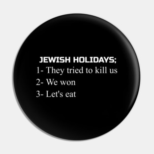 Jewish Joke Humor For Passover Pin
