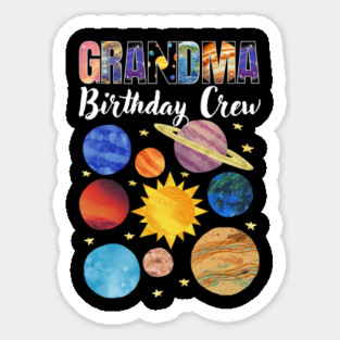 Grandma Birthday Crew Magnet