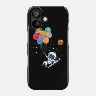 Astronaut Balloons Planets Phone Case