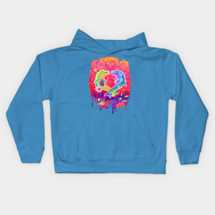 Dawn of the Dolphins Kids Hoodie
