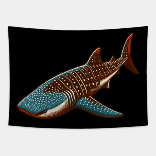 Whale shark Tapestry