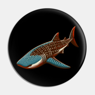 Whale shark Pin