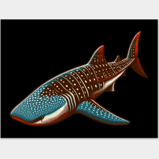 Whale shark Posters and Art