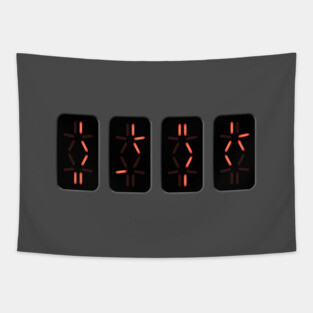 Predator Self-Destruct Countdown Timer Tapestry