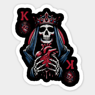 Grim Reaper - The King of Hearts Sticker
