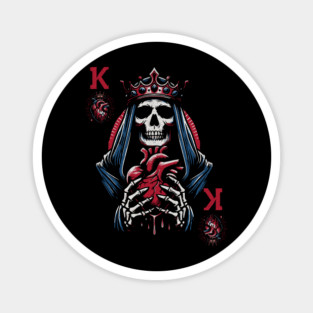 Grim Reaper - The King of Hearts Magnet