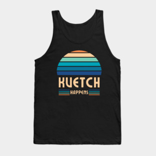 Kvetch Happens, Jewish Humor, Funny Yiddish, Retro Sunset Tank Top