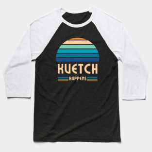 Kvetch Happens, Jewish Humor, Funny Yiddish, Retro Sunset Baseball T-Shirt
