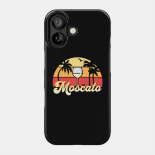 Retro Sunset Moscato Wine Phone Case