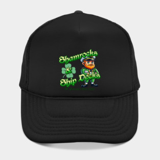Shamrocks and Ship Decks St Patricks Day 2026 Captain Hat