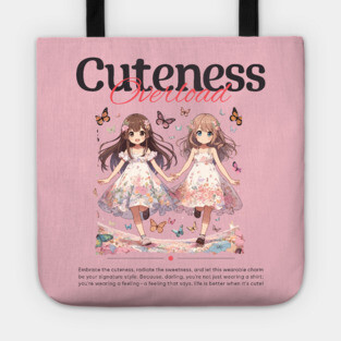 Cuteness Overload, T-Shirt for Kids Tote