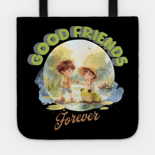 Friends Forever, Tee for Kids, Cute T-Shirt Tote