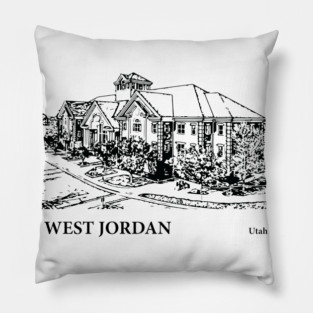 West Jordan - Utah Pillow