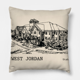 West Jordan - Utah Pillow