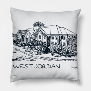 West Jordan - Utah Pillow