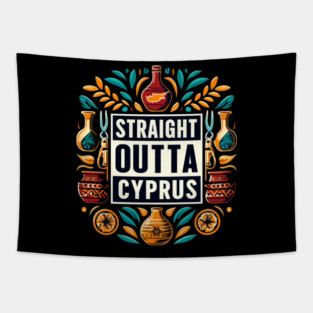 Straight Outta Cyprus Tapestry